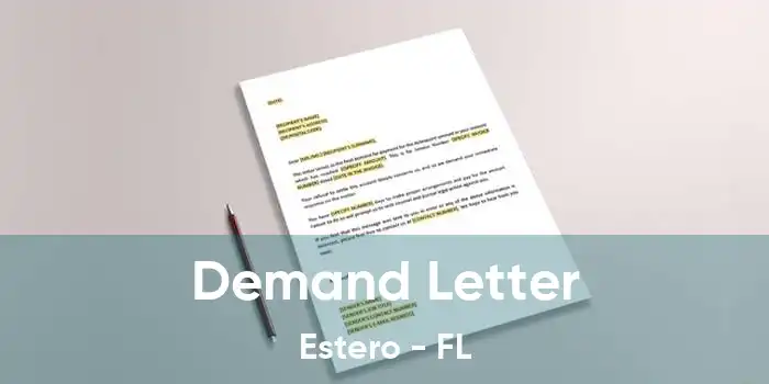 Demand Letter Estero - FL