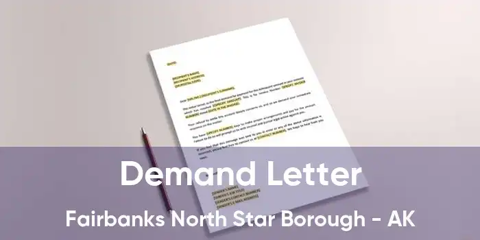 Demand Letter Fairbanks North Star Borough - AK