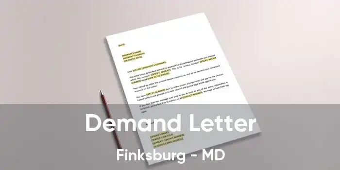 Demand Letter Finksburg - MD