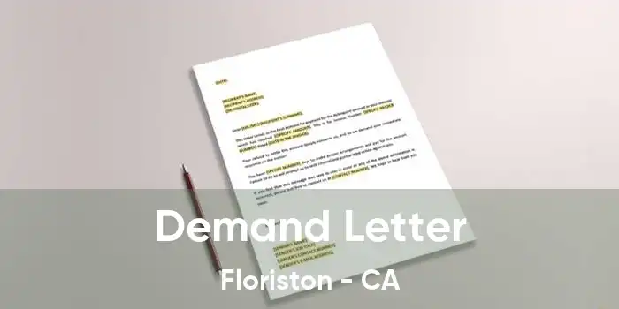 Demand Letter Floriston - CA