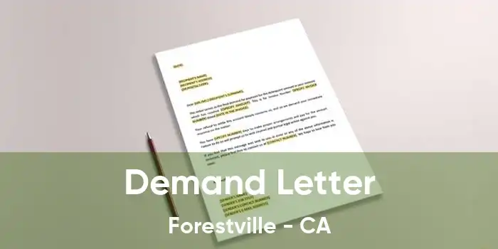 Demand Letter Forestville - CA