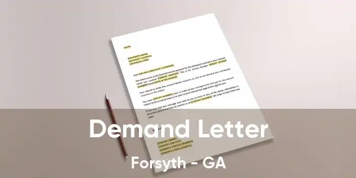 Demand Letter Forsyth - GA