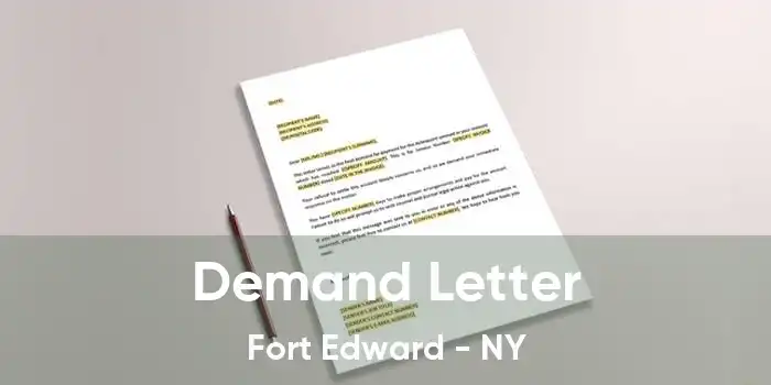 Demand Letter Fort Edward - NY