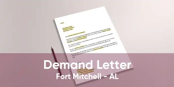 Demand Letter Fort Mitchell - AL
