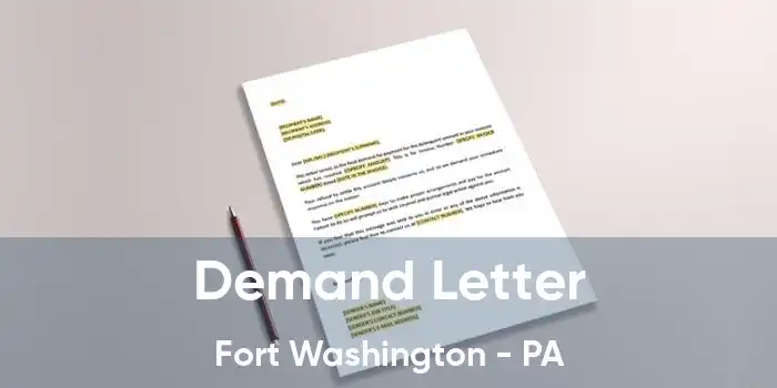 Demand Letter Fort Washington - PA