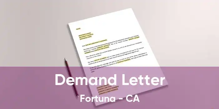 Demand Letter Fortuna - CA