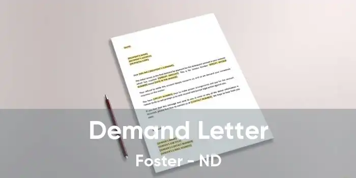 Demand Letter Foster - ND