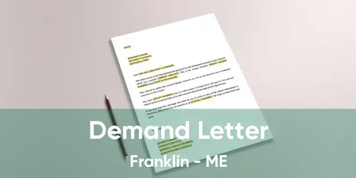 Demand Letter Franklin - ME