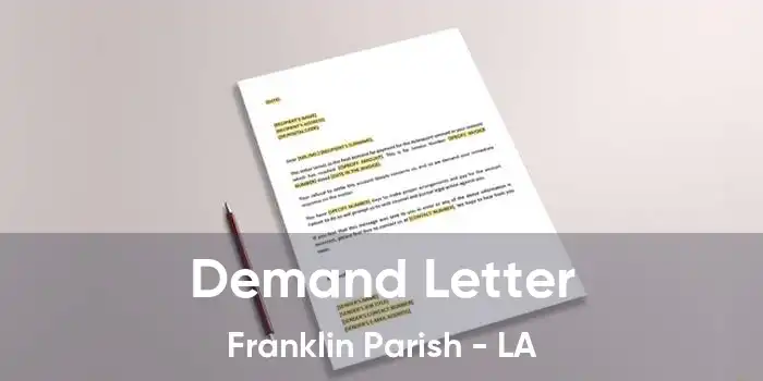 Demand Letter Franklin Parish - LA