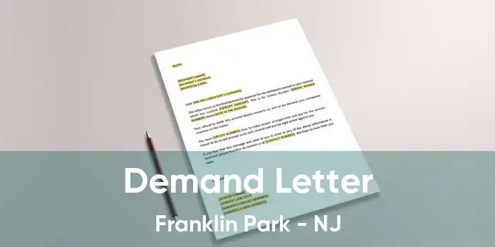 Demand Letter Franklin Park - NJ