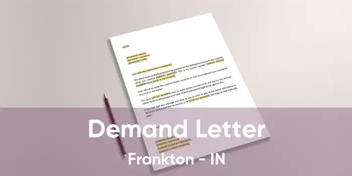 Demand Letter Frankton - IN