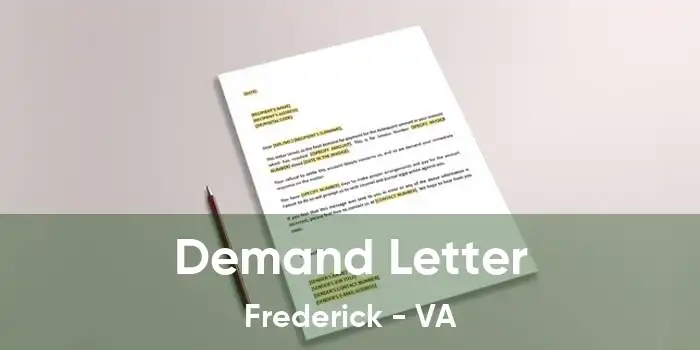 Demand Letter Frederick - VA