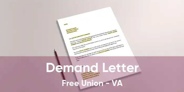 Demand Letter Free Union - VA