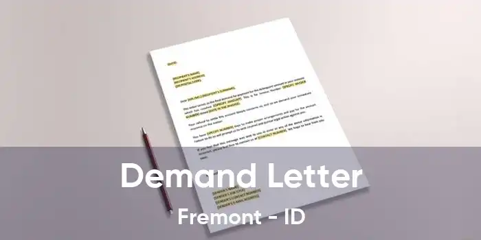 Demand Letter Fremont - ID