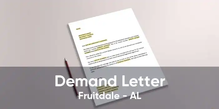Demand Letter Fruitdale - AL
