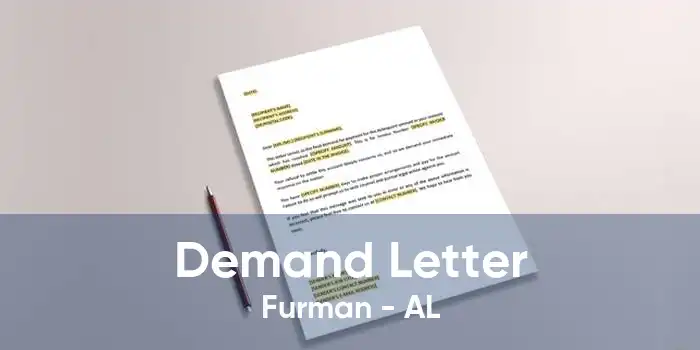 Demand Letter Furman - AL