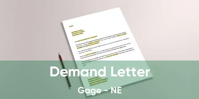 Demand Letter Gage - NE