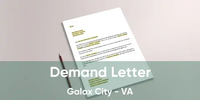 Demand Letter Galax City - VA