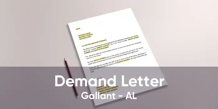 Demand Letter Gallant - AL