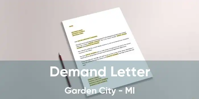 Demand Letter Garden City - MI