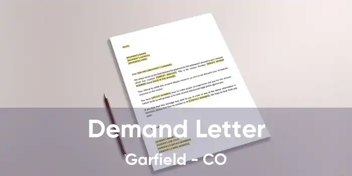 Demand Letter Garfield - CO