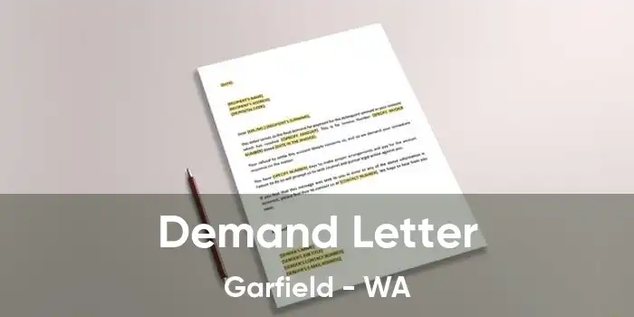 Demand Letter Garfield - WA