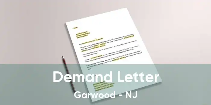 Demand Letter Garwood - NJ