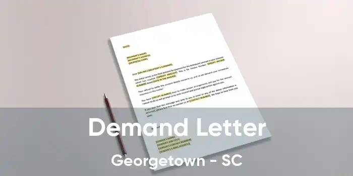 Demand Letter Georgetown - SC