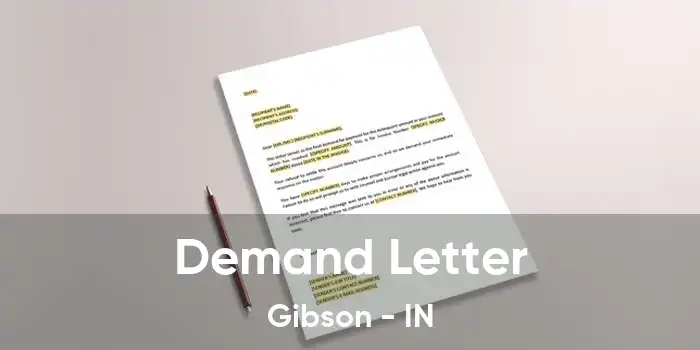 Demand Letter Gibson - IN