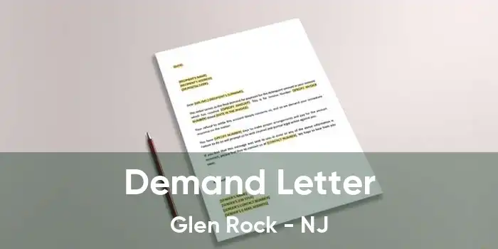 Demand Letter Glen Rock - NJ