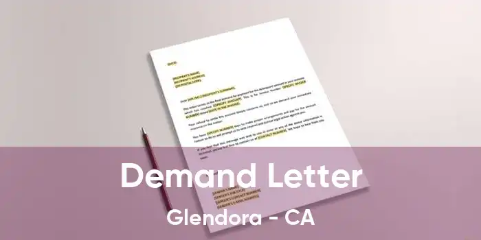 Demand Letter Glendora - CA