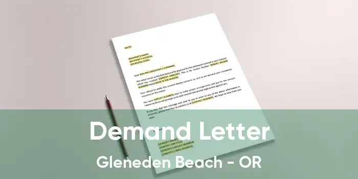 Demand Letter Gleneden Beach - OR