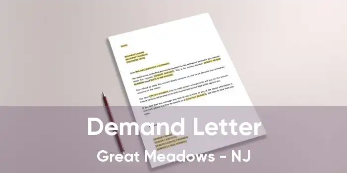 Demand Letter Great Meadows - NJ