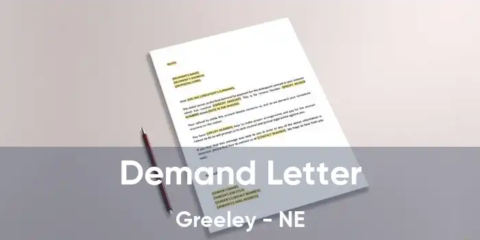  Demand Letter Greeley - NE