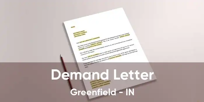 Demand Letter Greenfield - IN