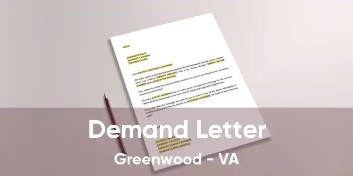 Demand Letter Greenwood - VA