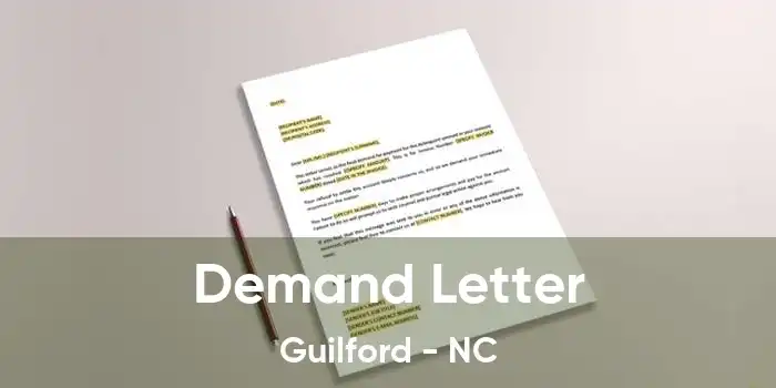 Demand Letter Guilford - NC