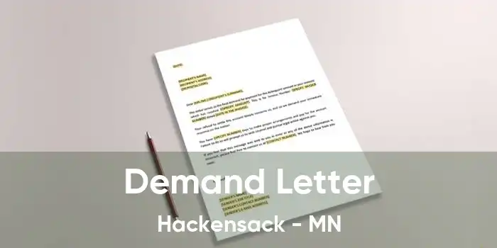 Demand Letter Hackensack - MN