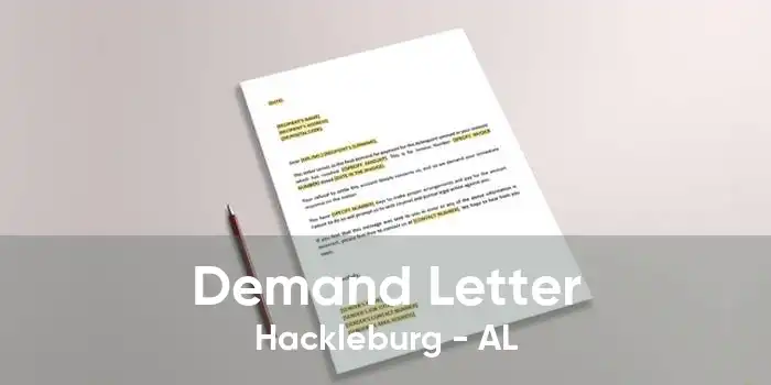 Demand Letter Hackleburg - AL