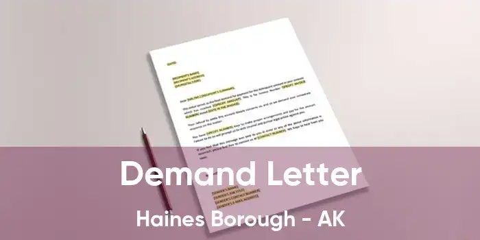 Demand Letter Haines Borough - AK