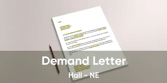 Demand Letter Hall - NE