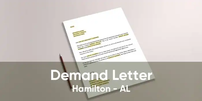 Demand Letter Hamilton - AL
