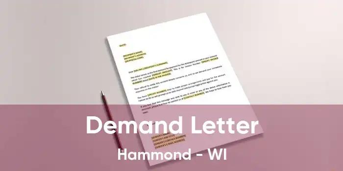 Demand Letter Hammond - WI