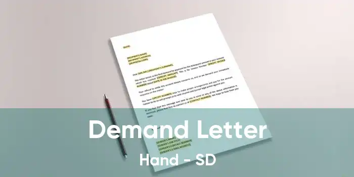 Demand Letter Hand - SD