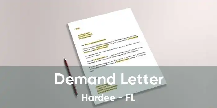 Demand Letter Hardee - FL