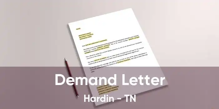 Demand Letter Hardin - TN