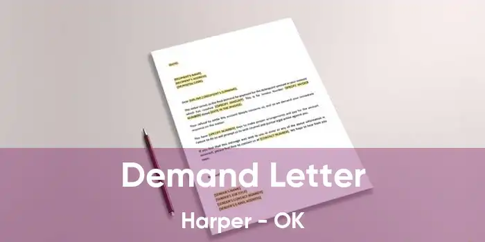 Demand Letter Harper - OK