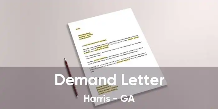 Demand Letter Harris - GA