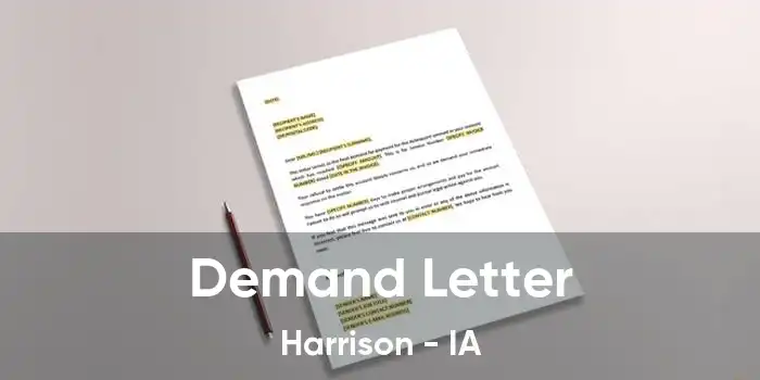 Demand Letter Harrison - IA