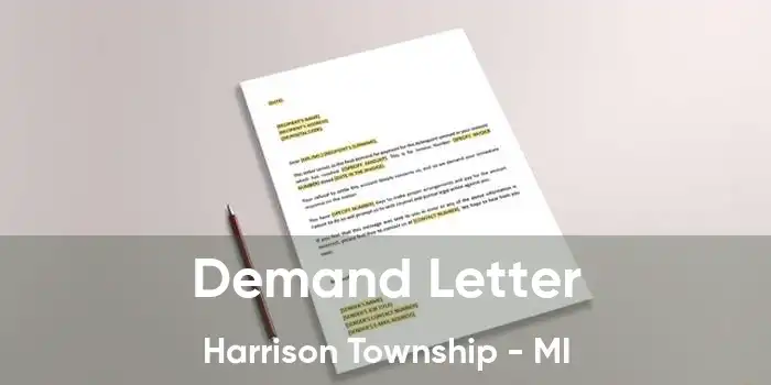 Demand Letter Harrison Township - MI